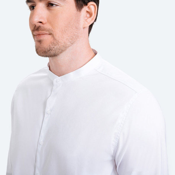 Men's Aero Band Collar - White