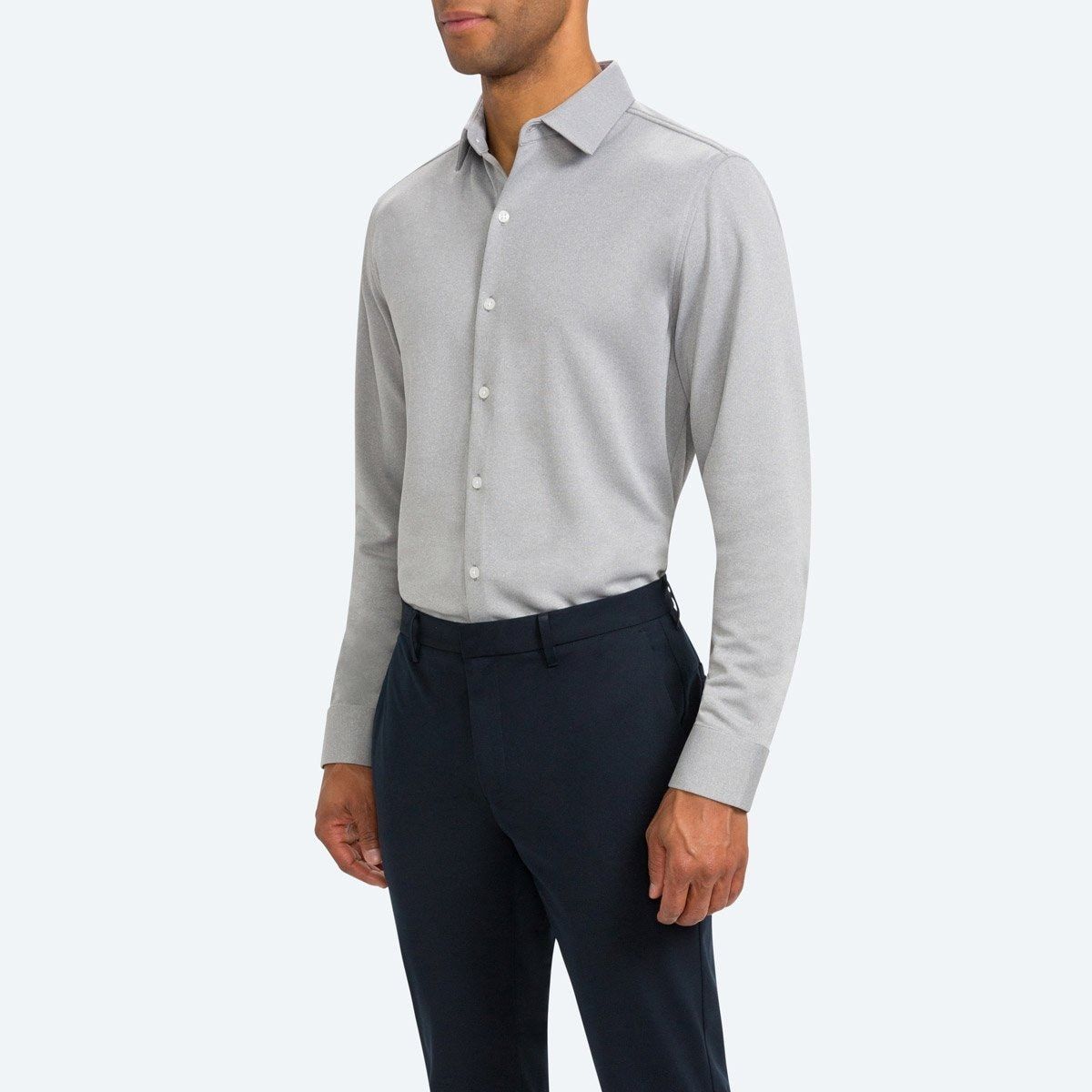Men s Dress Shirt Apollo 3 Dress Shirt Grey Heather Ministry