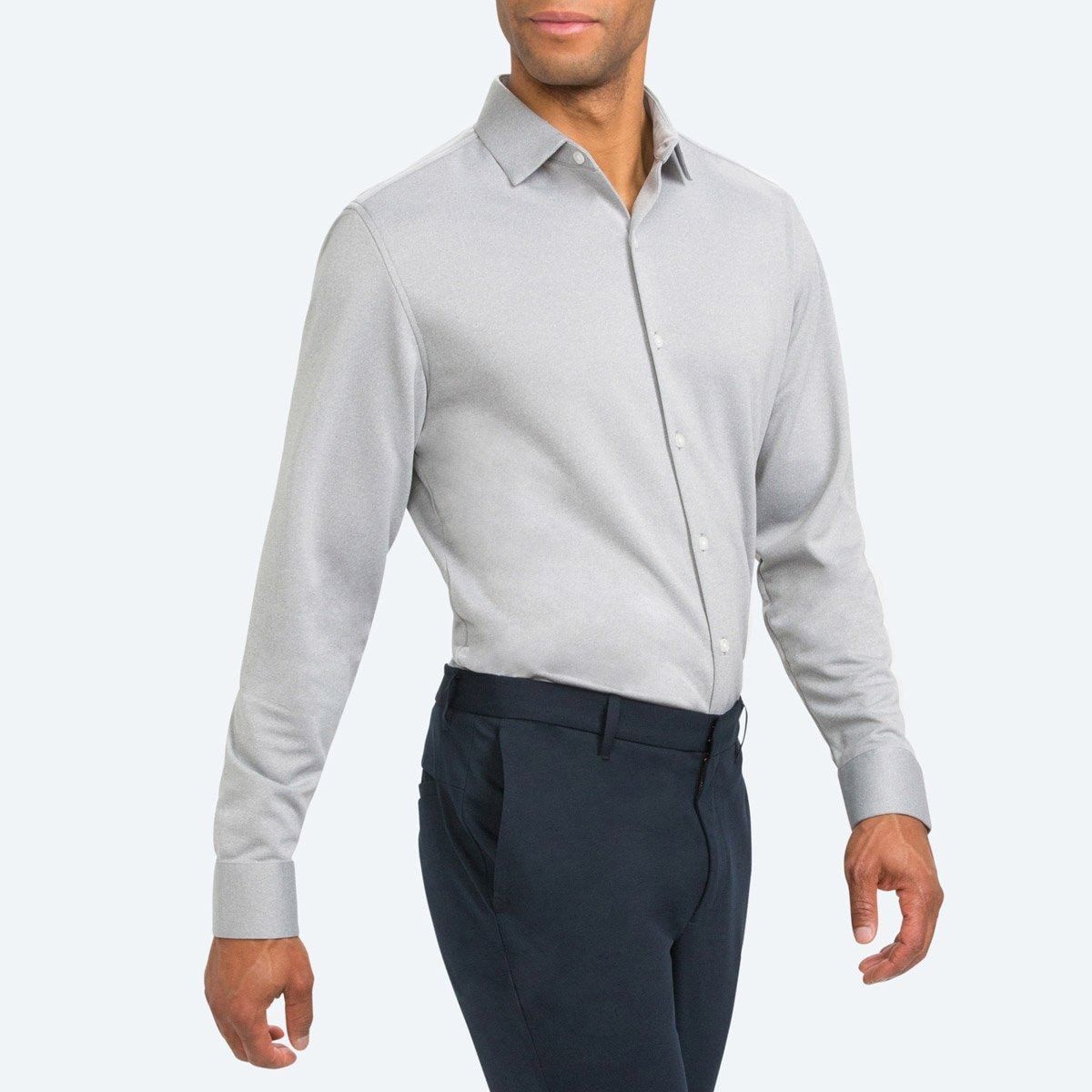 Men's Dress Shirt Apollo Dress Shirt Grey Heather Ministry