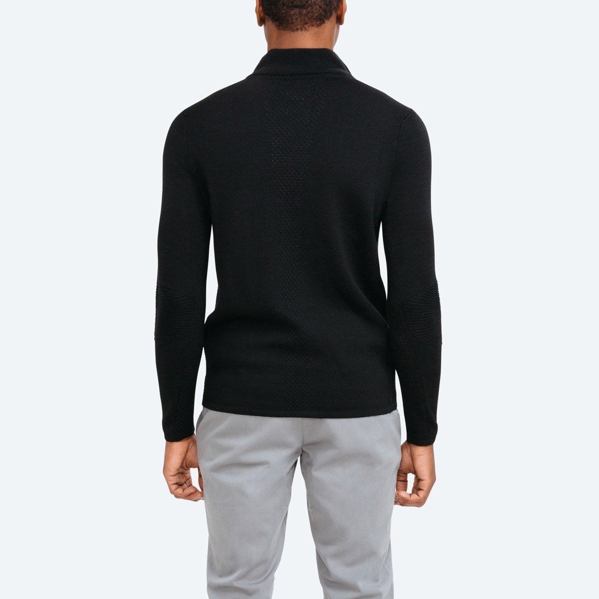 Jyeity Office Essentials quarter zip sweater men Black Size M(US:6