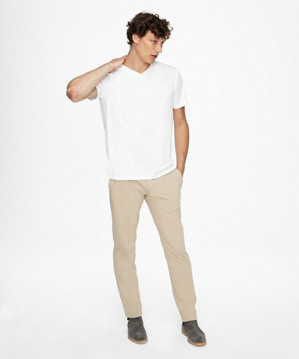 Responsive V Neck - White