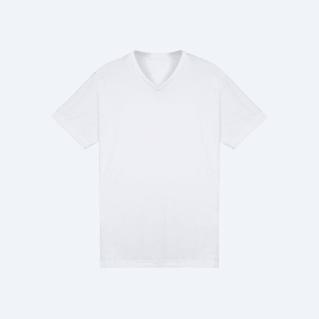 Responsive V Neck - White