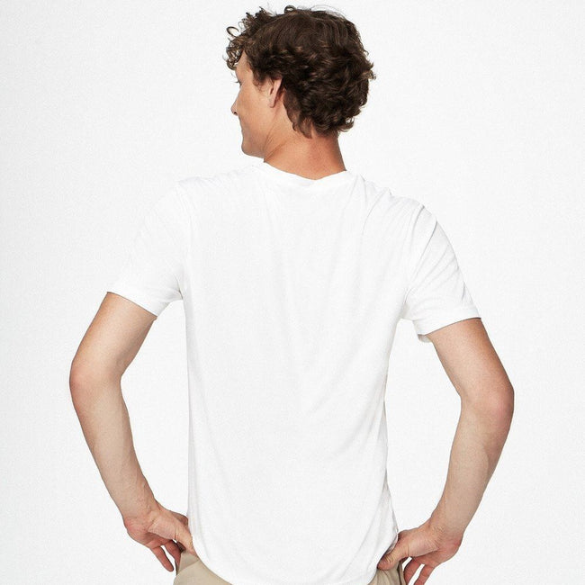 Responsive V Neck - White