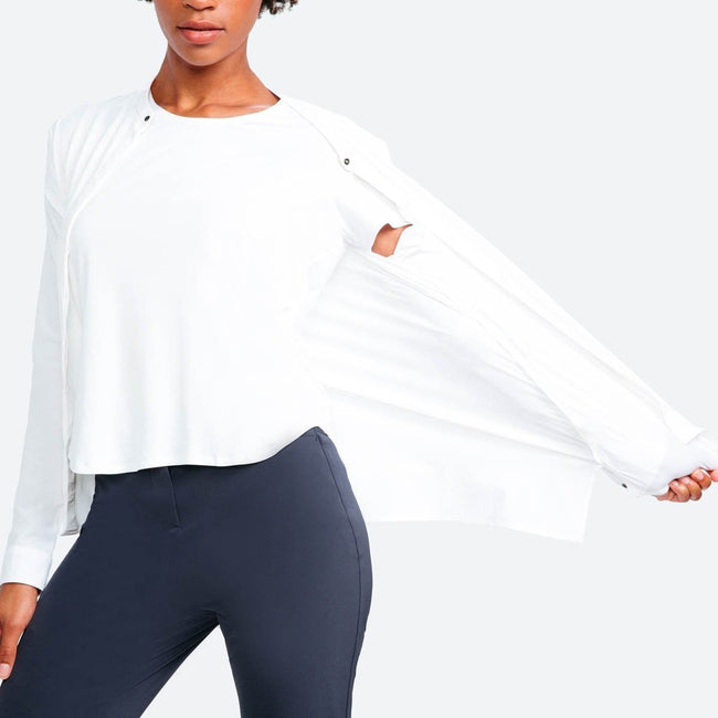 Luxe Touch Tee - White