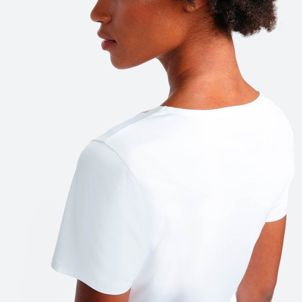Luxe Touch Tee - White