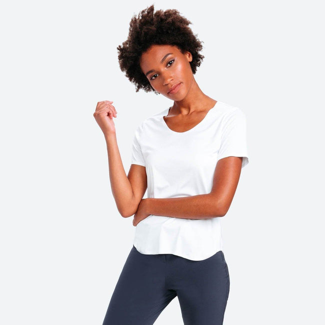 Luxe Touch Tee - White